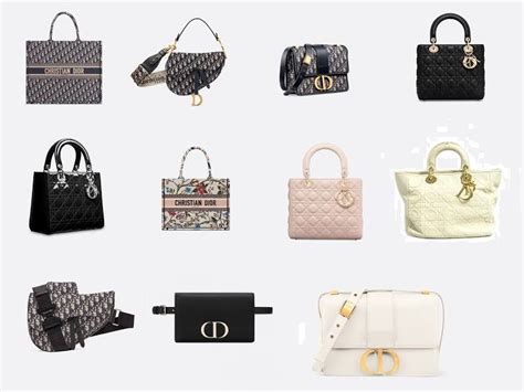 dior bag names
